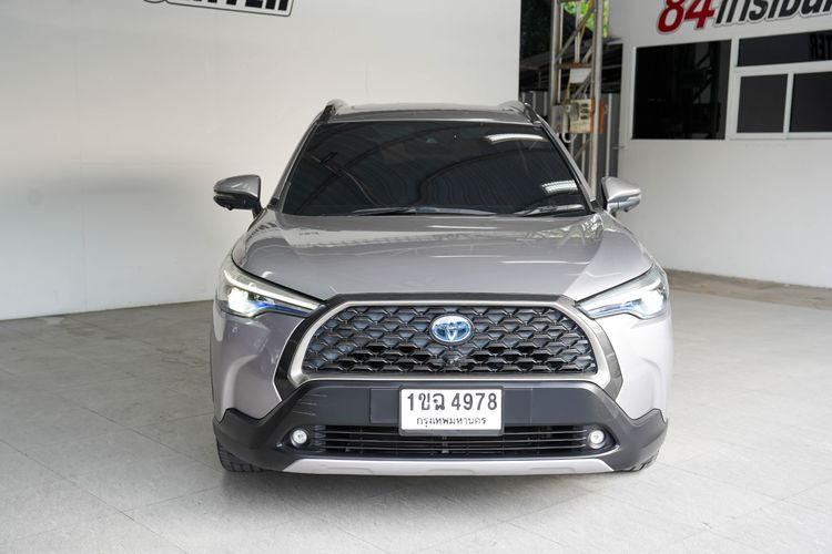 Toyota Corolla Cross 2020 1.8 Hybrid Premium Safety Utility-car ไฮบริด ไม่ติดแก๊ส เกียร์อัตโนมัติ เทา รูปที่ 3