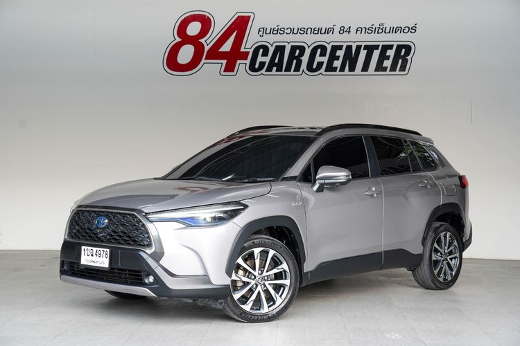 Toyota Corolla Cross 2020 1.8 Hybrid Premium Safety Utility-car ไฮบริด ไม่ติดแก๊ส เกียร์อัตโนมัติ เทา รูปที่ 2