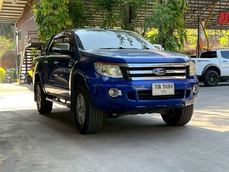 Ford Ranger 2014 2.2 Hi-Rider XLT Pickup ดีเซล ไม่ติดแก๊ส เกียร์อัตโนมัติ น้ำเงิน รูปที่ 3