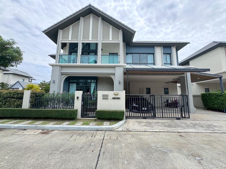 บ้านเดี่ยว 2 ชั้น โครงการบางกอก บูเลอวาร์ด เวสเกต หลังมุม