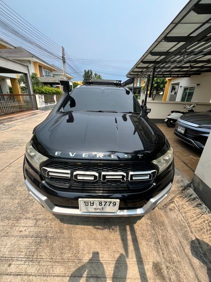 Ford Everest 2016 3.2 Titanium 4WD Utility-car ดีเซล ดำ รูปที่ 4