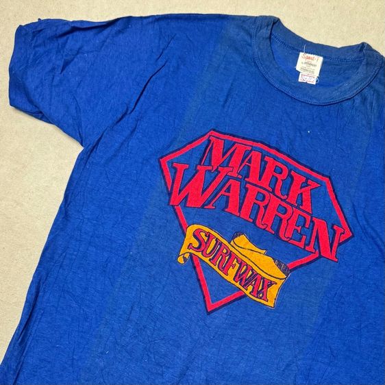 เสื้อยืด 80s Mark Warren Surf Wax  Size M  รูปที่ 3