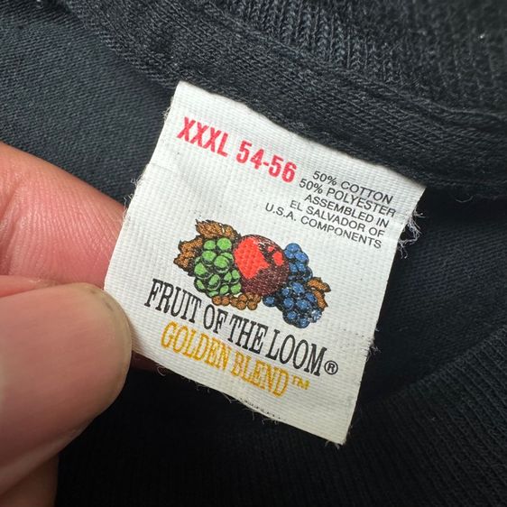 เสื้อยืดผ้าบาง 90s Fruit​ of the​ Loom​ Size XXXL​ รูปที่ 5