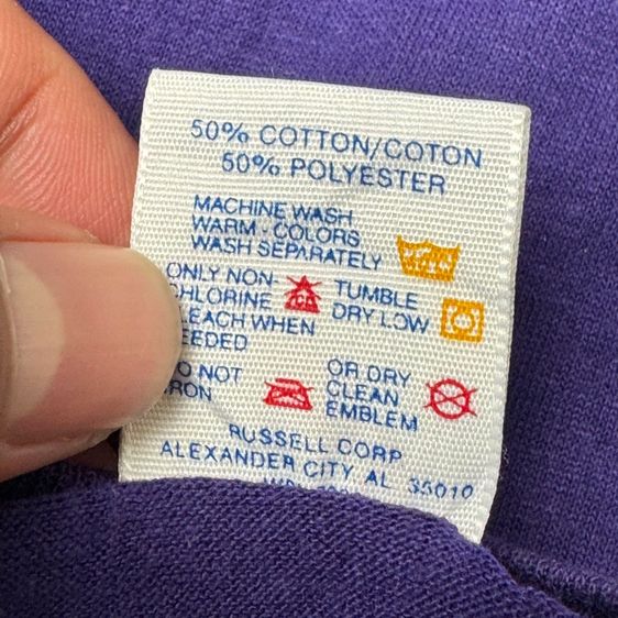 เสื้อยืดผ้าบาง Jerzees​ 80s made in USA Size L รูปที่ 4