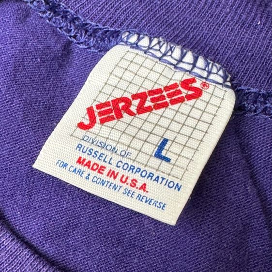 เสื้อยืดผ้าบาง Jerzees​ 80s made in USA Size L รูปที่ 3