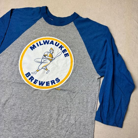 เสื้อยืดผ้าบาง Milwaukee Brewers Size M รูปที่ 2