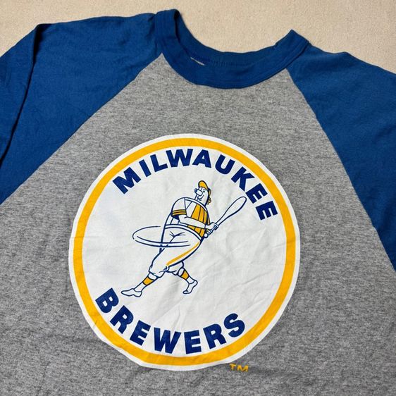 เสื้อยืดผ้าบาง Milwaukee Brewers Size M รูปที่ 3