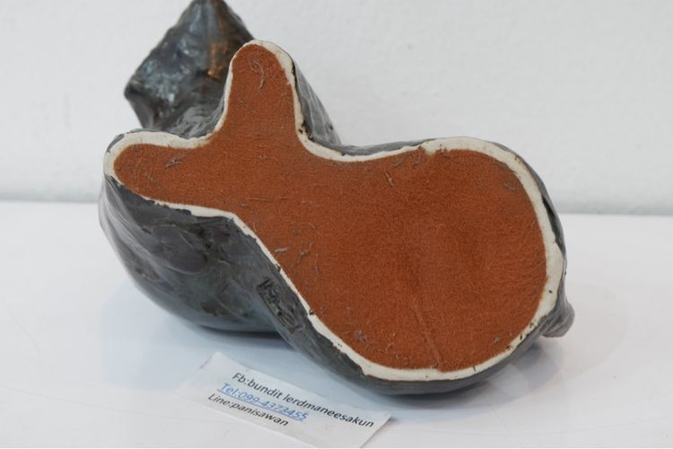 รูปปั้นเสือ ทำจากงานกระเบื้อง ฟอร์มสวย งานสวยมีโลโก้ ราคา450บาท รูปที่ 7