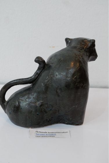 รูปปั้นเสือ ทำจากงานกระเบื้อง ฟอร์มสวย งานสวยมีโลโก้ ราคา450บาท รูปที่ 5