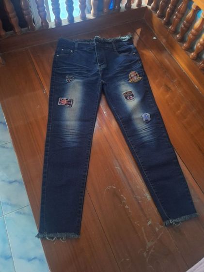 กางเกงยืนแบบสุภาพสตรีเกาหลีสวยสดใสใหม่กิ๊กซื้อมาแล้วใส่ไม่ได้ รูปที่ 2