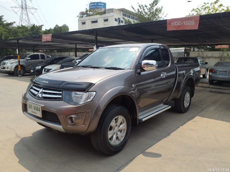Mitsubishi Triton 2014 2.5 Plus GLS VG Turbo Pickup ดีเซล ไม่ติดแก๊ส เกียร์ธรรมดา น้ำตาล รูปที่ 3