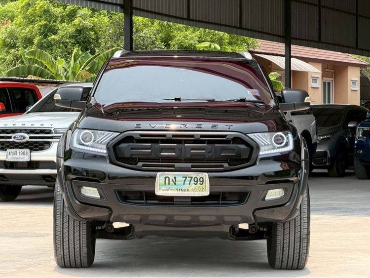 Ford Everest 2018 2.0 Turbo Titanium+ Utility-car ดีเซล ไม่ติดแก๊ส เกียร์อัตโนมัติ ดำ รูปที่ 2