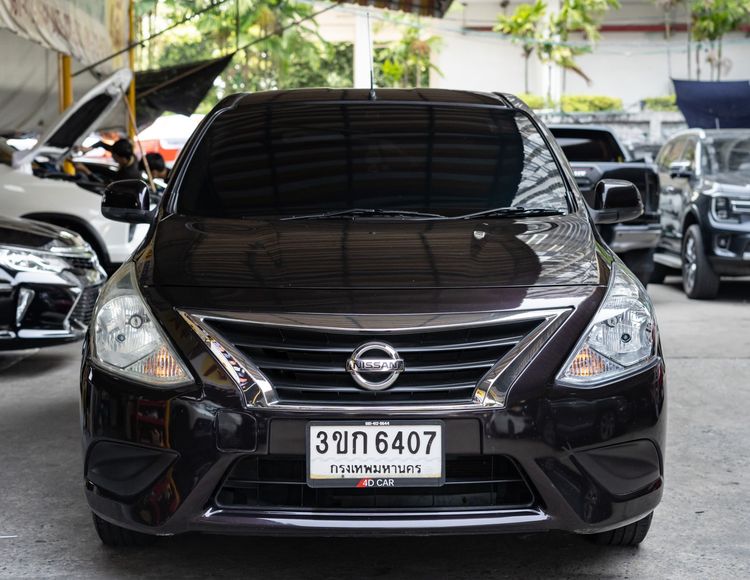 รถ Nissan Almera 1.2 E สี ม่วง