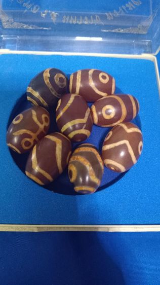 ขายจี้หินธิเบต3ตาใหญ่อ้วนสวยมากเป็นหินแท้ๆเก่าเก็บเม็ด3ตา รูปที่ 3