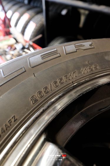 ล้อขอบ 17 กระบะ พร้อมยาง Bridgestone 265-65R17 ปี 22 ดอกสวย รูปที่ 5