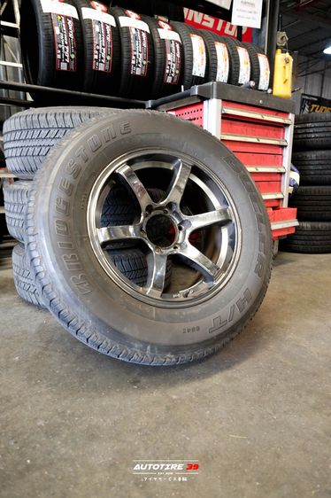 ล้อขอบ 17 กระบะ พร้อมยาง Bridgestone 265-65R17 ปี 22 ดอกสวย รูปที่ 10