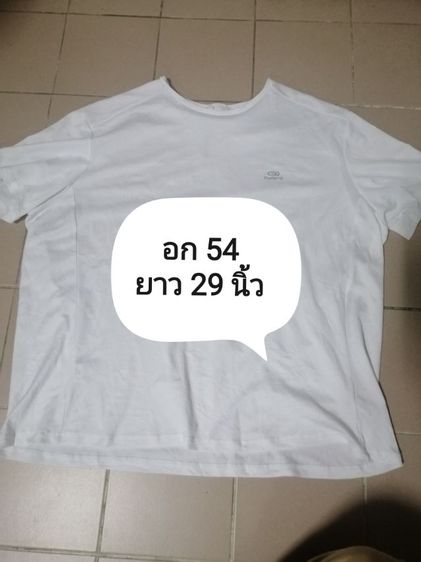 เสื้อวิ่งสีขาว 3XL ส่งฟรี รูปที่ 3