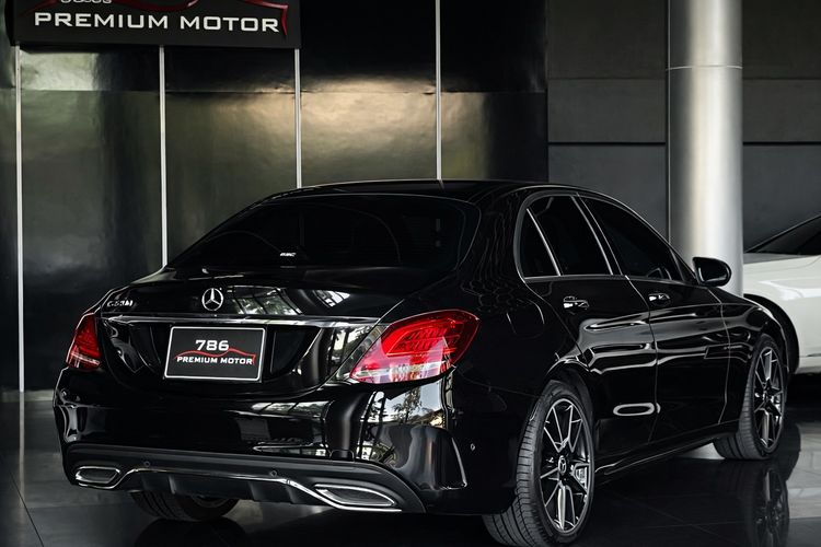 Mercedes-Benz C-Class 2021 C220 Sedan ดีเซล ไม่ติดแก๊ส เกียร์อัตโนมัติ ดำ รูปที่ 4