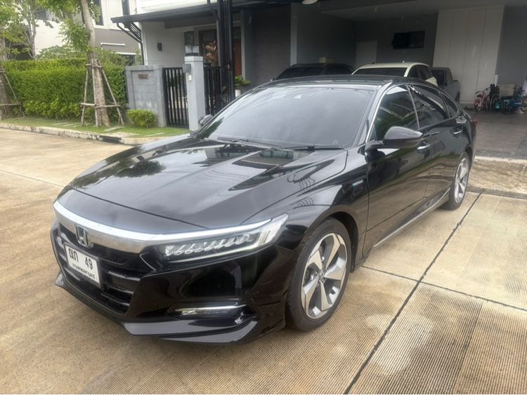 Honda Accord 2020 2.0 Hybrid i-VTEC Sedan ไฮบริด ไม่ติดแก๊ส เกียร์อัตโนมัติ ดำ รูปที่ 4