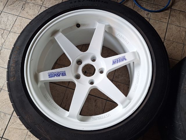 TE37 ขอบ18 5 รู 114 พร้อมยาง รูปที่ 5