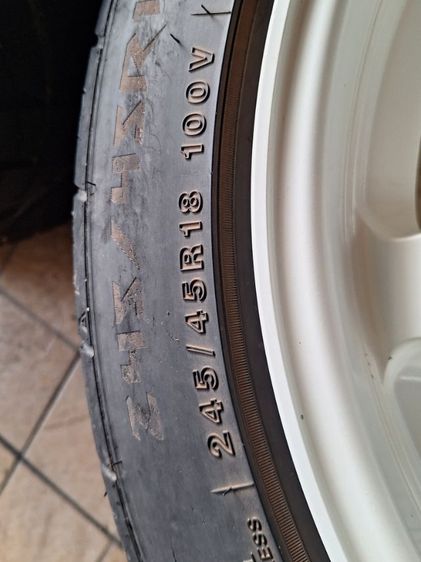 TE37 ขอบ18 5 รู 114 พร้อมยาง รูปที่ 8