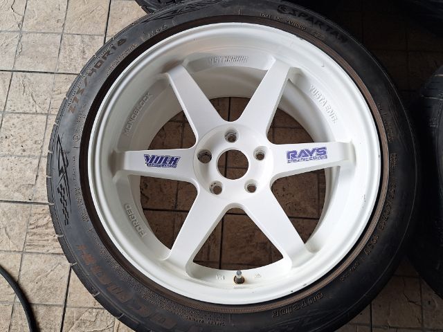 TE37 ขอบ18 5 รู 114 พร้อมยาง รูปที่ 4