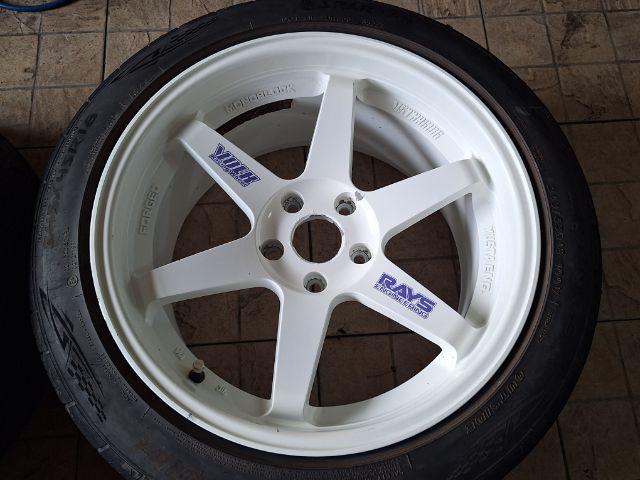 TE37 ขอบ18 5 รู 114 พร้อมยาง รูปที่ 3