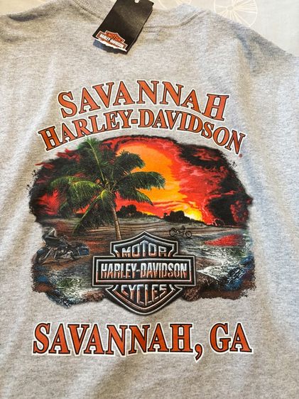 ขาย เสื้อยืด Harley Davidson แท้จากอเมริกา ซาวันน่า รัฐจอร์เจีย ไซส์  S ป้ายแดง รูปที่ 4