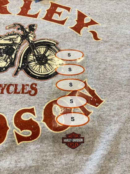 ขาย เสื้อยืด Harley Davidson แท้จากอเมริกา ซาวันน่า รัฐจอร์เจีย ไซส์  S ป้ายแดง รูปที่ 9