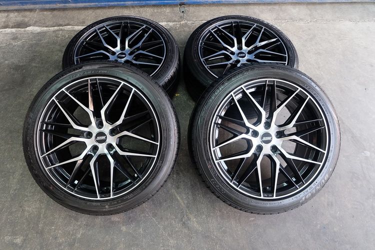 ✨ ล้อ SSW 5รู114 18 นิ้ว + ยาง  Dunlop  235 45R18  ปี23 1คู่  ปี24 1คู่ 