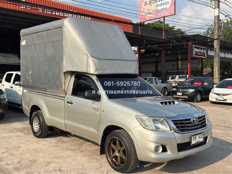 Toyota Hilux Vigo Champ 2012 2.5 J Single Cab ดีเซล เกียร์ธรรมดา เทา รูปที่ 3