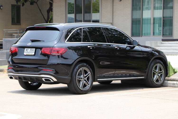 Mercedes-Benz GLC-Class 2021 GLC220d Utility-car ดีเซล ไม่ติดแก๊ส เกียร์อัตโนมัติ ดำ รูปที่ 4