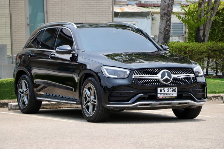 Mercedes-Benz GLC-Class 2021 GLC220d Utility-car ดีเซล ไม่ติดแก๊ส เกียร์อัตโนมัติ ดำ รูปที่ 3