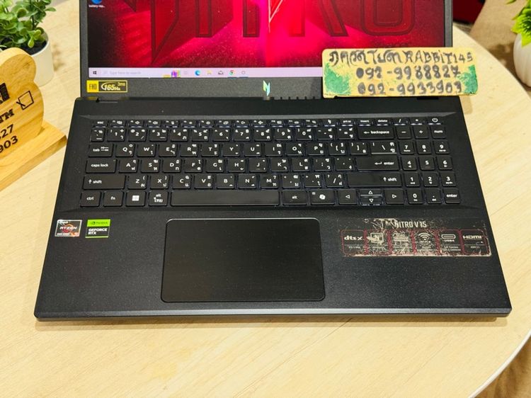 Acer Nitro V15 Gaming Ryzen5 Series7 การ์ดจอแยก RTX2050 ,Ram 16G , M.2 Pcle 512G จอ15.6" Full HD 165Hz ประกันศูนย์ Onsite  รูปที่ 5