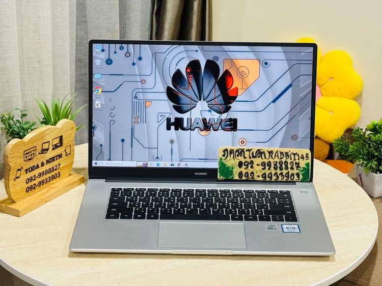Huawei MateBook D15 Core i3 Gen10  Ram 8G , M.2 Pcle 256GB จอ 15.6" Full HD ในเล่นเกม เทรดหุ้น ทำงานออฟฟิศ นักเรียน นักศึกษา