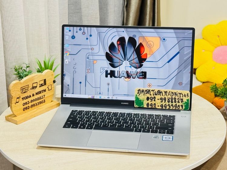 Huawei MateBook D15 Core i3 Gen10  Ram 8G , M.2 Pcle 256GB จอ 15.6" Full HD ในเล่นเกม เทรดหุ้น ทำงานออฟฟิศ นักเรียน นักศึกษา รูปที่ 2