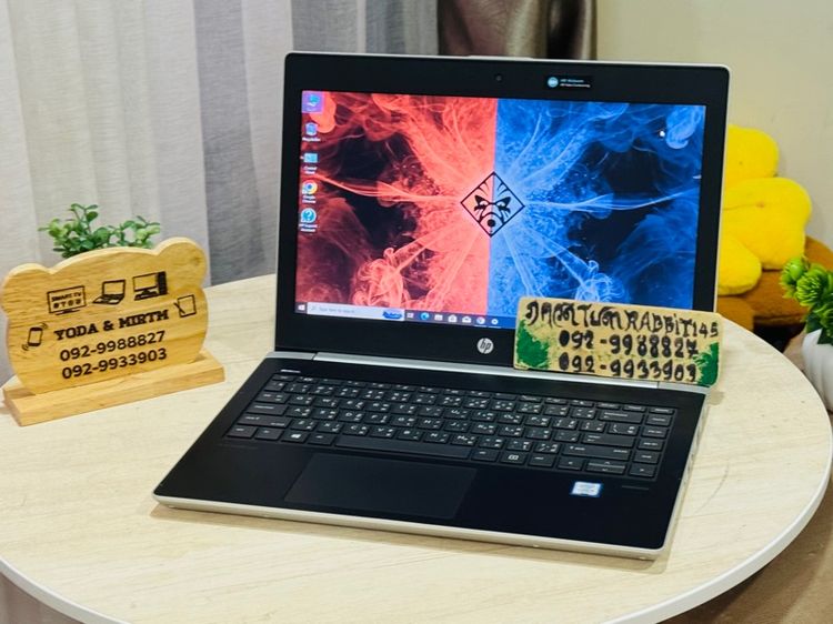 HP Probook Core i5 Gen7 มี,Ram 4G , SSHD 500G จอ14.0" HD  เล่นเกม ทำงานเขียนแบบ จูนรถรี Maps  เขียนโค้ด นักเรียน นักศึกษา พรีเซนต์งาน รูปที่ 2