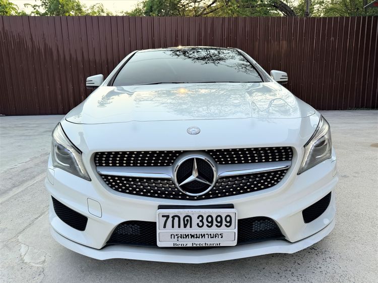 Mercedes-Benz CLA-Class 2014 CLA250 AMG Sedan เบนซิน ไม่ติดแก๊ส เกียร์อัตโนมัติ ขาว รูปที่ 2