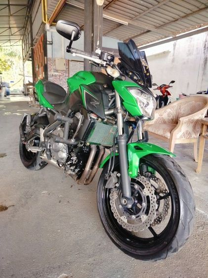 คาวาซากิ Z650 ปี2016 รถมือเดียวป้ายแดงออกศูนย์ ขายถูกเจ้าของขายเอง เลขไมล์18000 รูปที่ 11