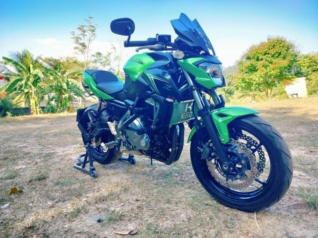 คาวาซากิ Z650 ปี2016 รถมือเดียวป้ายแดงออกศูนย์ ขายถูกเจ้าของขายเอง เลขไมล์18000 รูปที่ 4