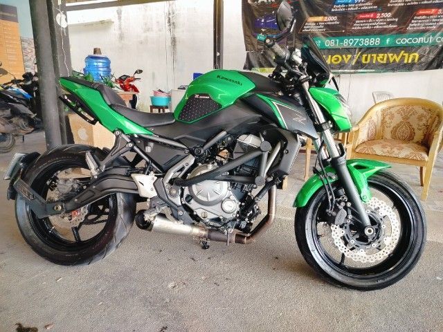 คาวาซากิ Z650 ปี2016 รถมือเดียวป้ายแดงออกศูนย์ ขายถูกเจ้าของขายเอง เลขไมล์18000 รูปที่ 9