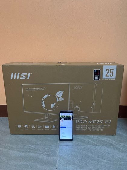 จอ MSI PRO MP251 E2 ครบกล่อง  ประกันศูนย์ไทยถึง 05-09-2027 รูปที่ 3