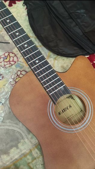 กีต้าโปร่งมือ1 พร้อมของแถม รูปที่ 5