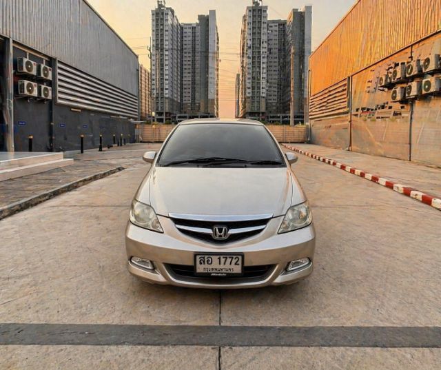 รถ Honda City 1.5 ZX EV VTEC สี บรอนซ์ทอง