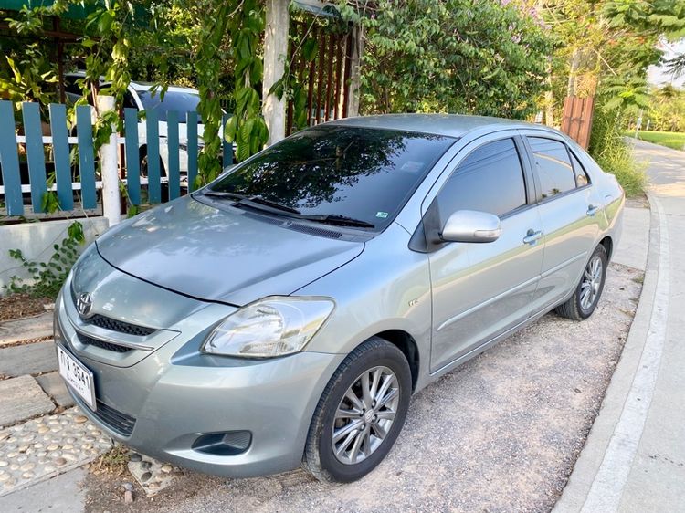 Toyota Vios 2008 1.5 E Ivory Sedan เบนซิน ไม่ติดแก๊ส เกียร์อัตโนมัติ เทา รูปที่ 2