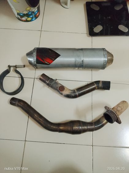 ท้ายสั้นและคอท่อพร้อมปลาย CRF รูปที่ 2