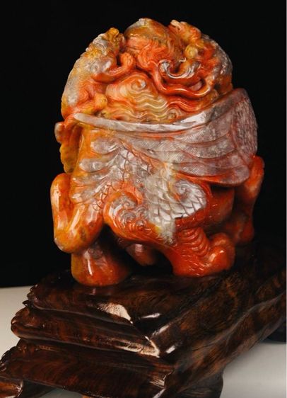 ✨งานแกะสลักหินจีนที่เรียกว่า "ปี่เซียะ" (Pixiu)  รูปที่ 4