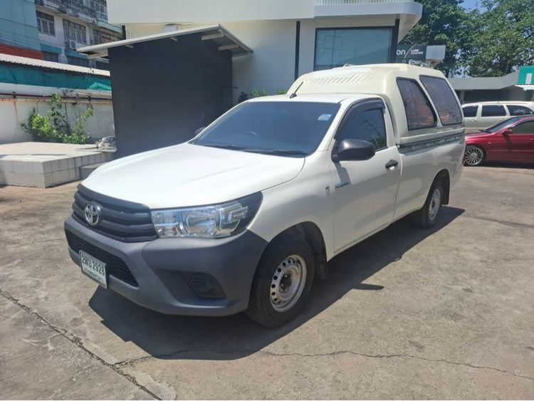 Toyota Hilux Revo 2018 2.4 E Pickup ดีเซล เกียร์ธรรมดา ขาว รูปที่ 2