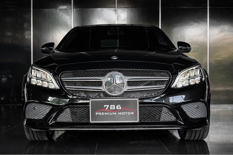 Mercedes-Benz C-Class 2019 C220 Sedan ดีเซล ไม่ติดแก๊ส เกียร์อัตโนมัติ ดำ รูปที่ 2
