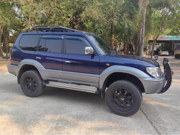 Toyota Land Cruiser Prado 1998 3.4 TZ 4WD Utility-car เบนซิน LPG เกียร์อัตโนมัติ น้ำเงิน รูปที่ 4